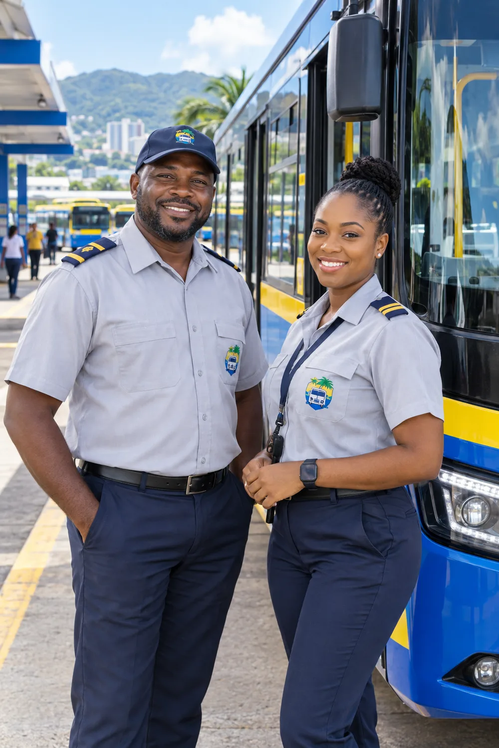 Transport and Logistics staff in J&J uniforms